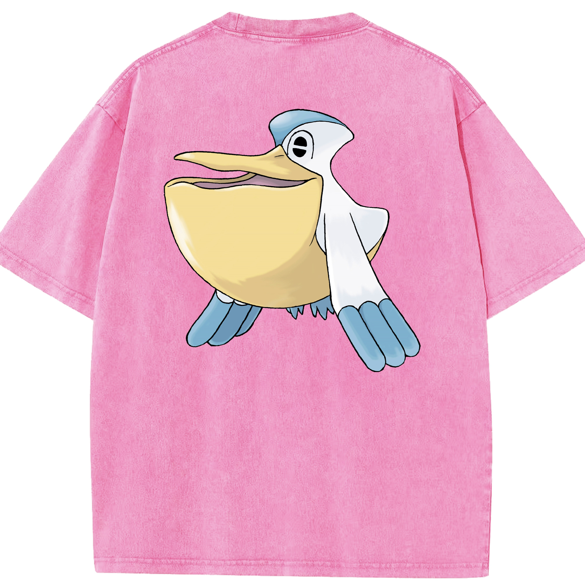 （画像用） ポケットモンスター Pokémon 綿100% ヴィンテージ風 半袖Tシャツ（背面プリント）